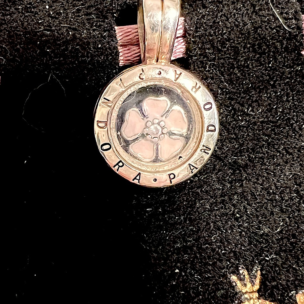 Pandora Floating Locket Necklace sterling 925